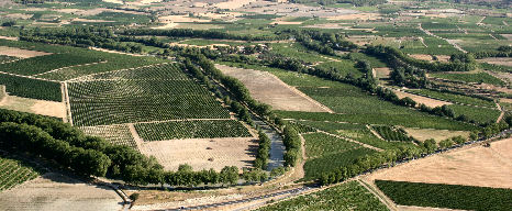 Les méandres du Grand Bief près de Capestang