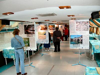 L'expo a �t� inaugur�e sur une p�niche
