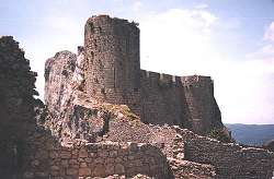 Partie haute du Château de Peyrepertuse