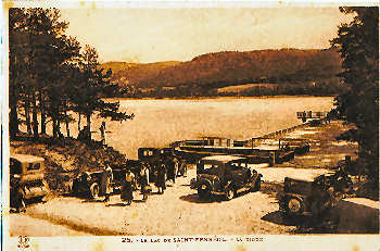 Une carte postale du Bassin de St Ferréol au début du XXème siècle