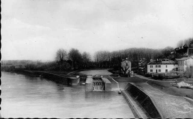 Jonction du Canal Latéral et de la Garonne